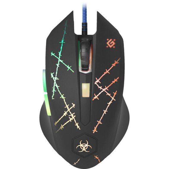 Defender Forced GM-020L mouse Gaming Ambidextrous USB Type-A Optical 3200 DPI - Mice - Keyboards & Mice - Techbox