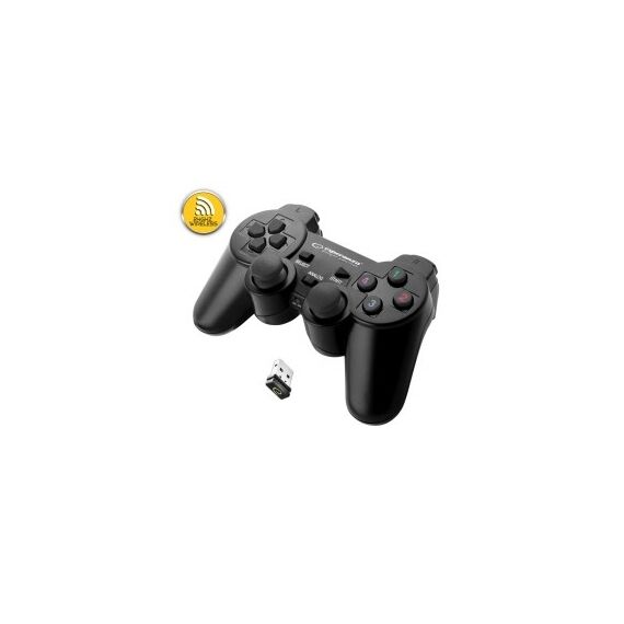 Esperanza EGG108K Gaming Controller Black USB 2.0 Gamepad Analogue / Digital PC, Playstation 3 - Game Controllers - Gaming - Techbox