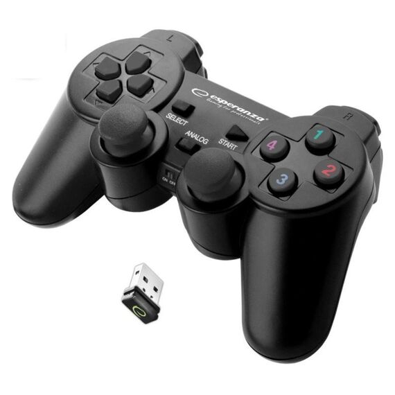 Esperanza EGG108K Gaming Controller Black USB 2.0 Gamepad Analogue / Digital PC, Playstation 3 - Game Controllers - Gaming - Techbox
