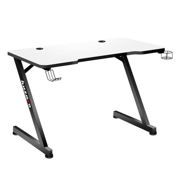 GAMING DESK HUZARO HERO 2.5 WHITE | Techbox