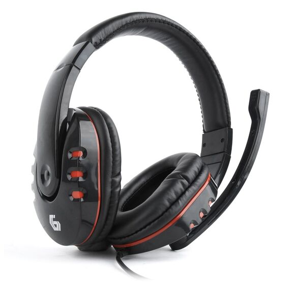 Gembird GHS-402 headphones/headset Wired Head-band Gaming Black - Headsets - Speakers & Headphones - Techbox