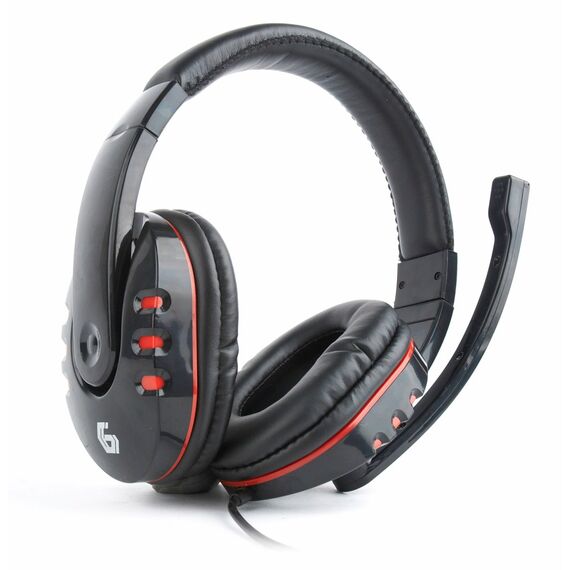 Gembird GHS-402 headphones/headset Wired Head-band Gaming Black - Headsets - Speakers & Headphones - Techbox