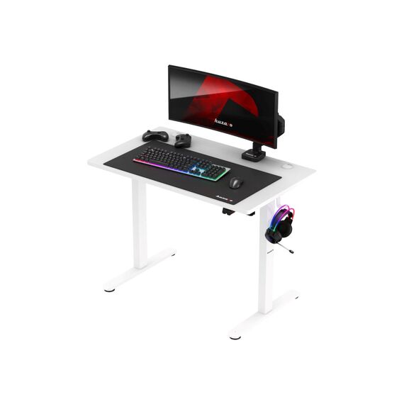 Huzaro Hero 7.9 White - height-adjustable electric gaming desk | Techbox