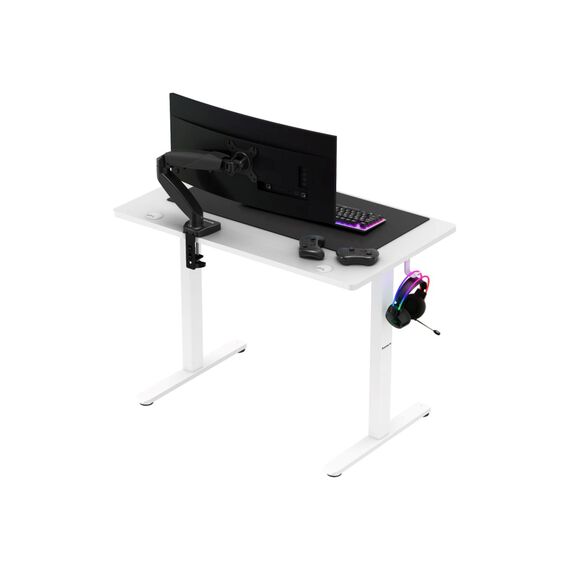 Huzaro Hero 7.9 White - height-adjustable electric gaming desk | Techbox