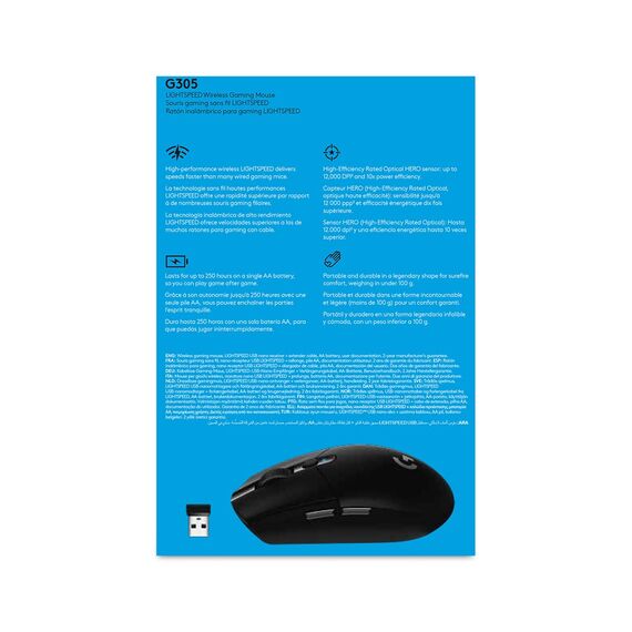 Logitech G G305 LIGHTSPEED Wireless Gaming Mouse | Techbox
