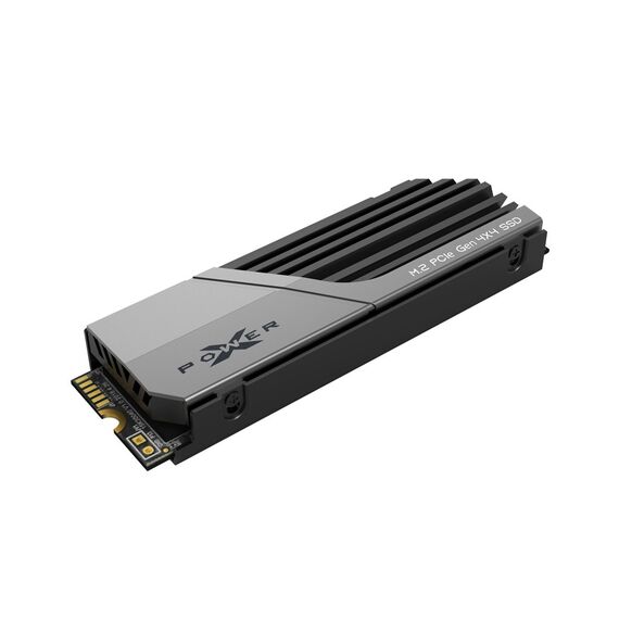 SILICON POWER PCIe Gen 4x4 XS70 Internal solid state drive SSD 2TB M.2 2280 NVMe 1.4 (SP02KGBP44XS7005) Black, Grey | Techbox