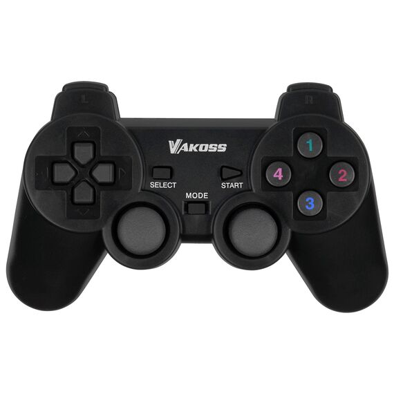 Vakoss GP-3925BK Gaming Controller Black RF Gamepad Analogue / Digital PC, Playstation 3 | Techbox