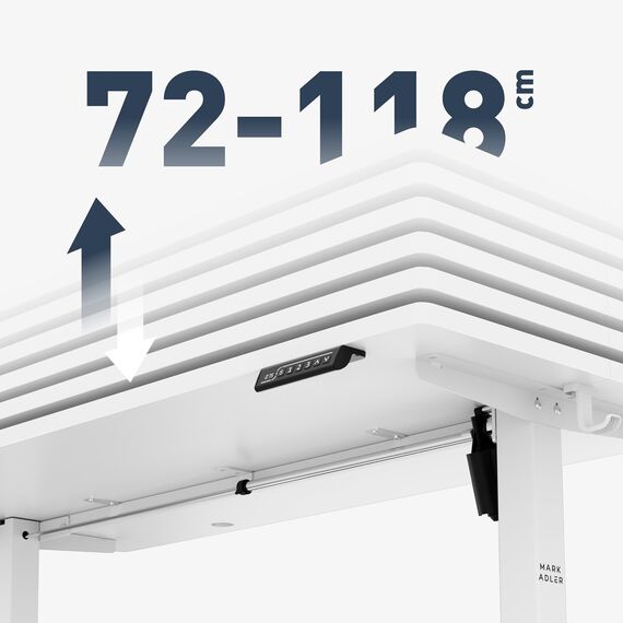 Electric desk Leader 7.3 White - Gaming Furniture - Gaming - Techbox
