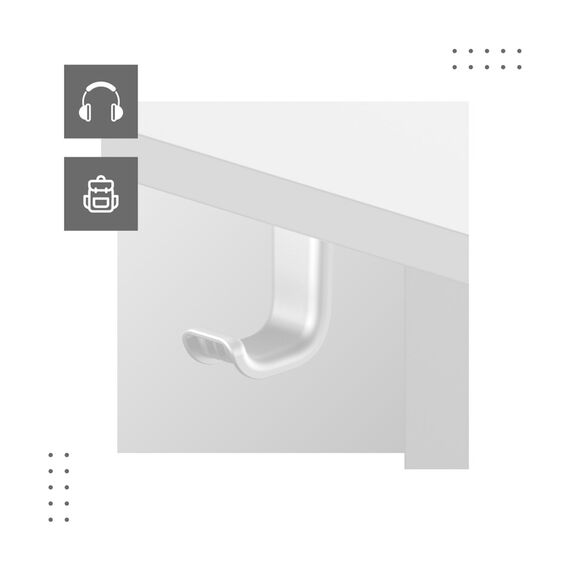 Electric desk MA-Leader 7.0 White - Gaming Furniture - Gaming - Techbox
