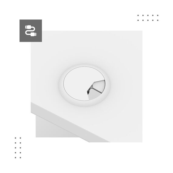 Electric desk MA-Leader 7.6 White | Techbox