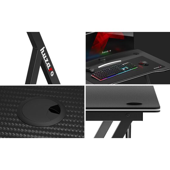 Gaming desk - Huzaro Hero 1.4 Black | Techbox