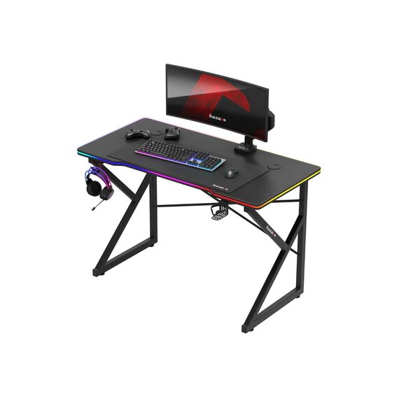 Huzaro Hero 1.7 RGB Black - gaming table | Techbox