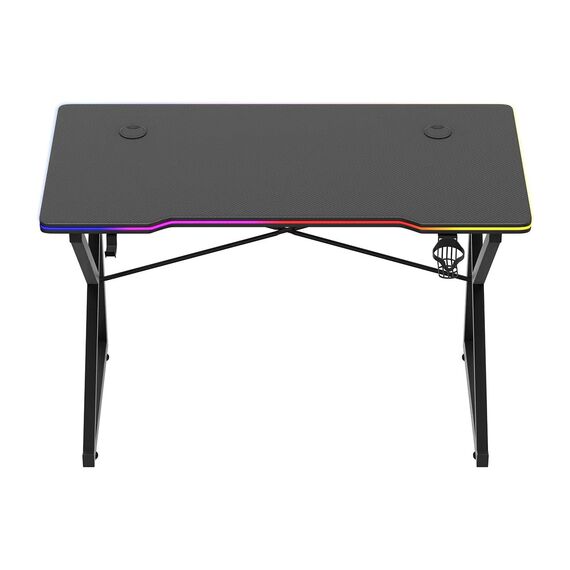 Huzaro Hero 1.7 RGB Black - gaming table | Techbox