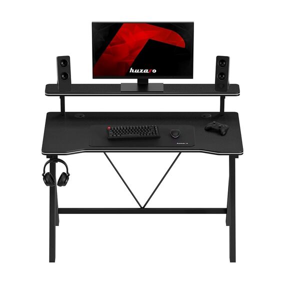 Huzaro Hero 1.9 Black gaming desk | Techbox