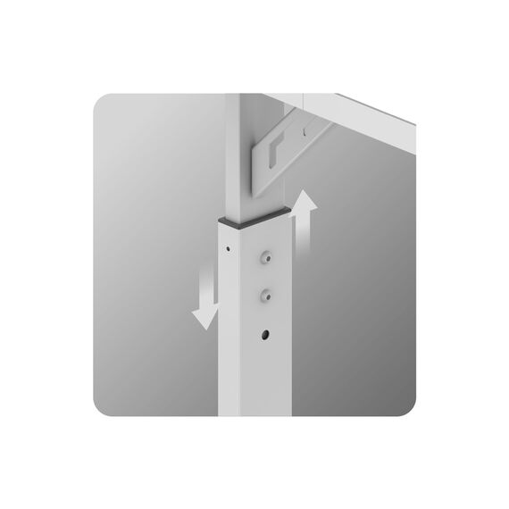 Huzaro Hero 2.6 White gaming desk | Techbox