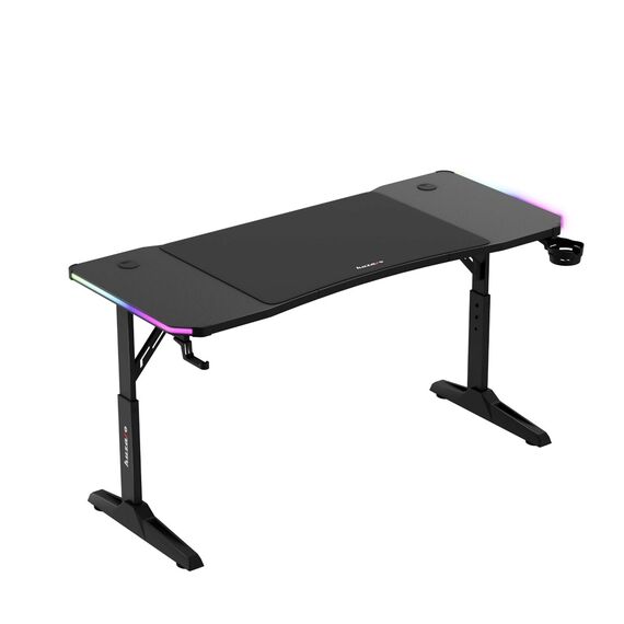Huzaro Hero 3.6 RGB Black gaming desk | Techbox