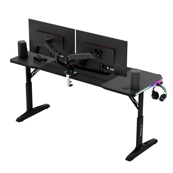 Huzaro Hero 4.6 RGB Black Gaming Desk - Gaming Furniture - Gaming - Techbox