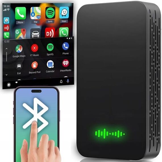 CarlinKit 5.0 2AIR CPC200-2air Wireless adapter Black - Adaptors & Plugs - Cables & Adapters - Techbox