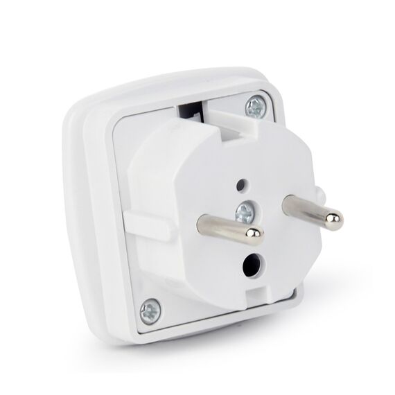 Gembird A-AC-UKEU-001 power plug adapter Type G (UK) Type F White | Techbox