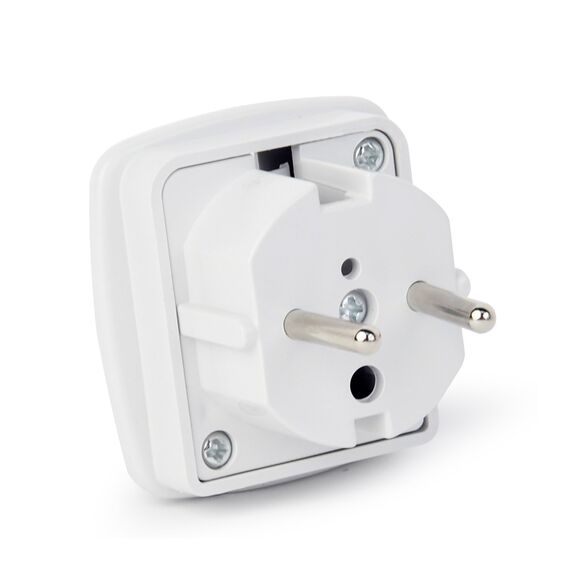 Gembird A-AC-UKEU-001 power plug adapter Type G (UK) Type F White | Techbox