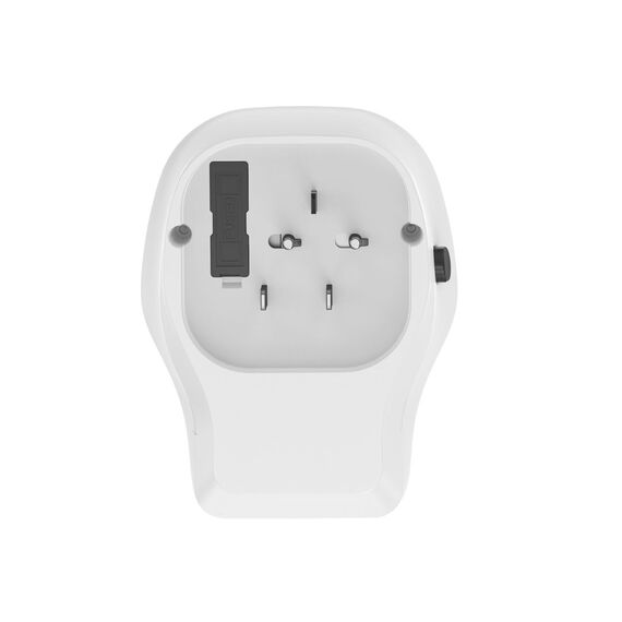 Gembird TPA-1A2C20-02-W Universal travel power adapter, 20 W, white - Adaptors & Plugs - Cables & Adapters - Techbox