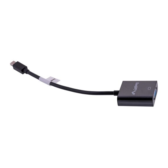 Lanberg AD-0006-BK video cable adapter 0.2 m VGA (D-Sub) Mini DisplayPort Black - Adaptors & Plugs - Cables & Adapters - Techbox