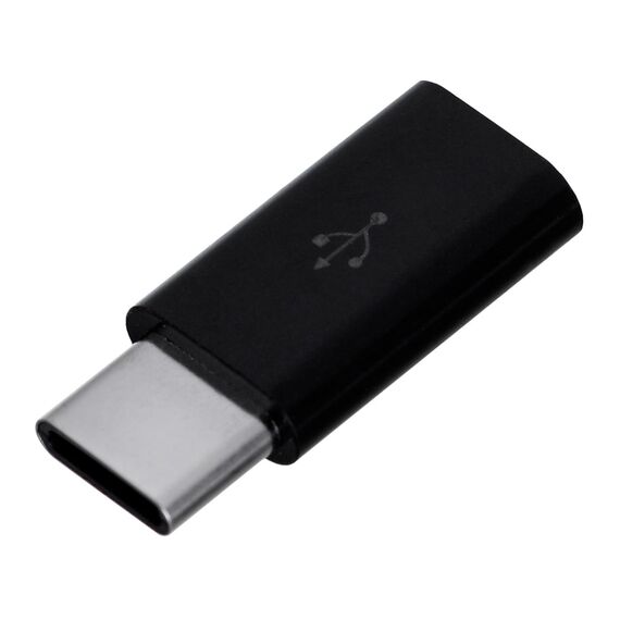 Savio AK-31 / B cable interface/gender adapter Micro USB USB 3.1 Typ C Black - Adaptors & Plugs - Cables & Adapters - Techbox