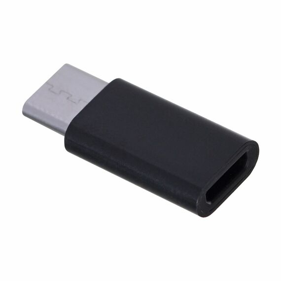 Savio AK-31 / B cable interface/gender adapter Micro USB USB 3.1 Typ C Black - Adaptors & Plugs - Cables & Adapters - Techbox