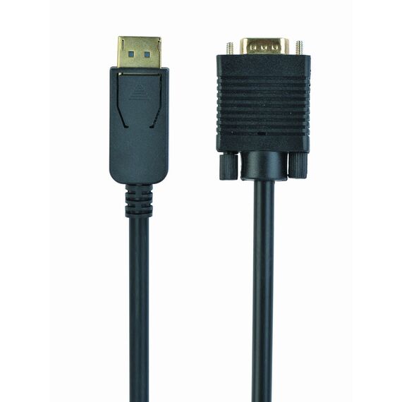 Gembird CCP-DPM-VGAM-6 video cable adapter 1.8 m VGA (D-Sub) DisplayPort Black - Monitor Cables - Cables & Adapters - Techbox