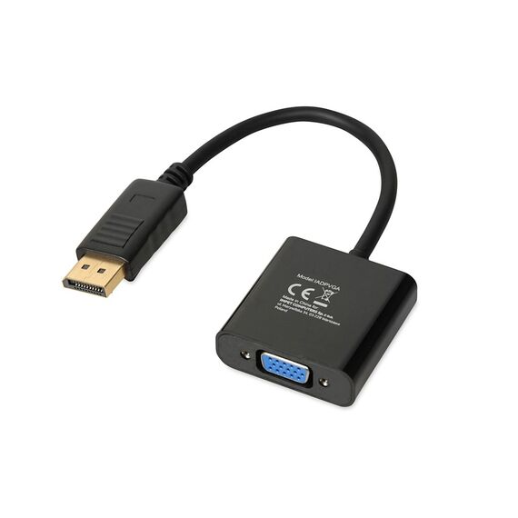 iBox IADPVGA Display Port to VGA cable adapter - Adaptors & Plugs - Cables & Adapters - Techbox