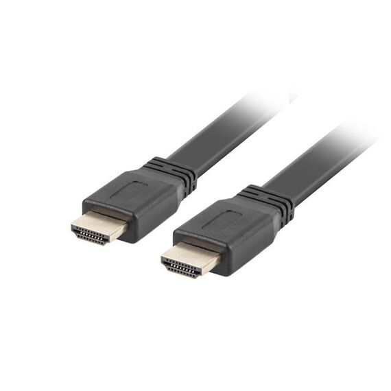 Lanberg CA-HDMI-21CU-0018-BK HDMI cable 1.8 m HDMI Type A (Standard) Black - Monitor Cables - Cables & Adapters - Techbox