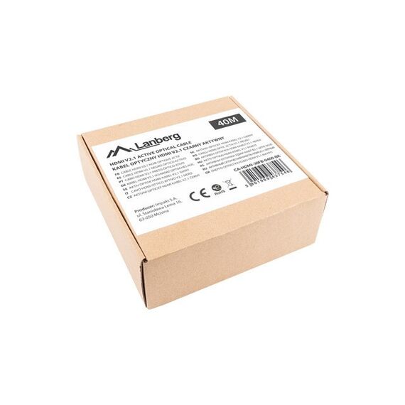 LANBERG HDMI CABLE M/M V2.1 40M 8K OPTICAL AOC | Techbox