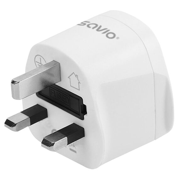 Savio AP-05 power adapter/inverter Indoor 2500 W White | Techbox