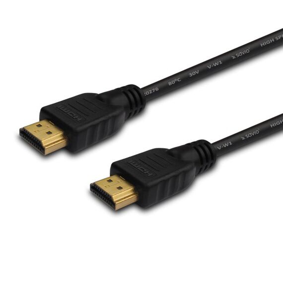 Savio CL-01 HDMI cable 1.5 m HDMI Type A (Standard) Black | Techbox