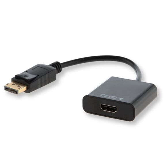 Savio CL-55 video cable adapter 0.2 m DisplayPort HDMI Type A (Standard) Black | Techbox