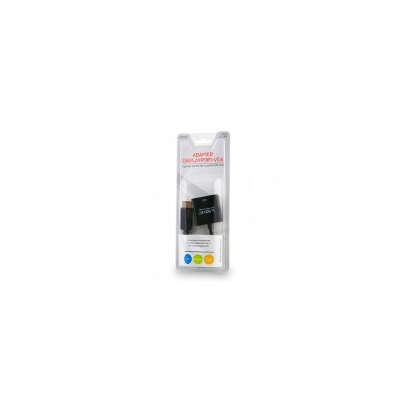 Savio CL-90 video cable adapter 0.2 m DisplayPort VGA (D-Sub) Black | Techbox
