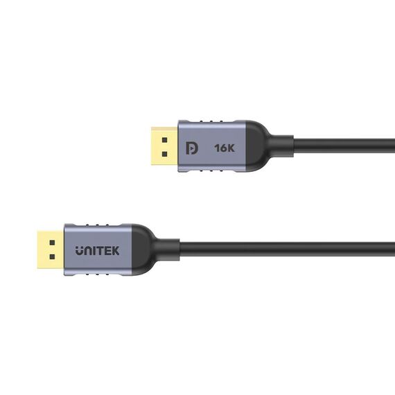 UNITEK C1626GY01-2M DisplayPort 2.1 Black | Techbox