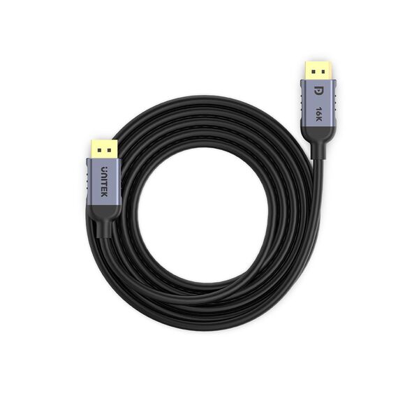 UNITEK C1628GY01-3M DisplayPort cable Black, Grey - Monitor Cables - Cables & Adapters - Techbox