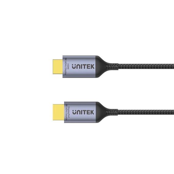 UNITEK CABLE DISPLAYPORT 1.4 TO HDMI 2.1, 8K, 1.8M - Monitor Cables - Cables & Adapters - Techbox
