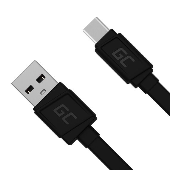 Green Cell KABGC03 USB cable 0.25 m USB A USB C Black - USB Cables - Cables & Adapters - Techbox