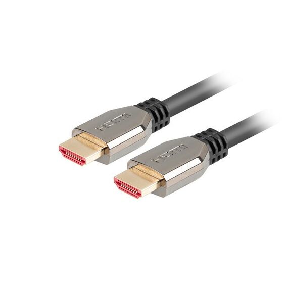 Lanberg CA-HDMI-30CU-0005-BK cable HDMI 0.5 m HDMI Type A (Standard) 8K 60Hz - Monitor Cables - Cables & Adapters - Techbox