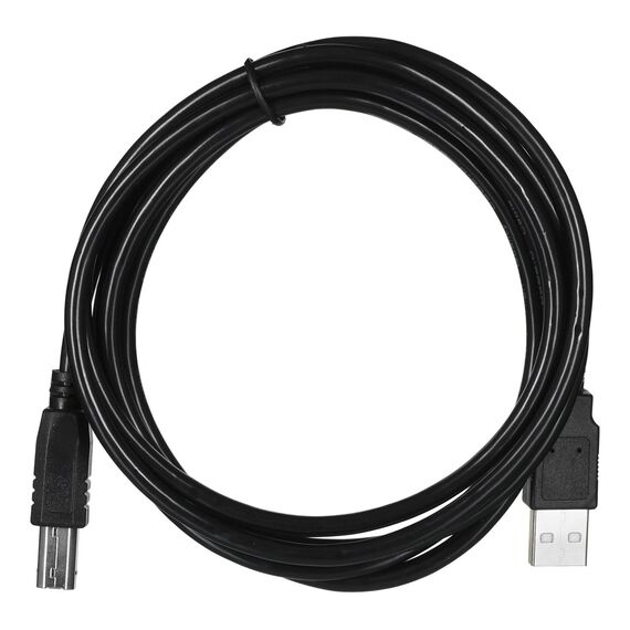 Lanberg CA-USBA-10CC-0018-BK USB cable USB 2.0 1.8 m USB B Black | Techbox