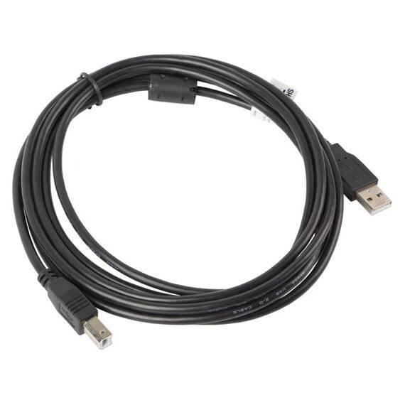 Lanberg CA-USBA-11CC-0030-BK USB cable 3 m USB 2.0 USB B Black - USB Cables - Cables & Adapters - Techbox