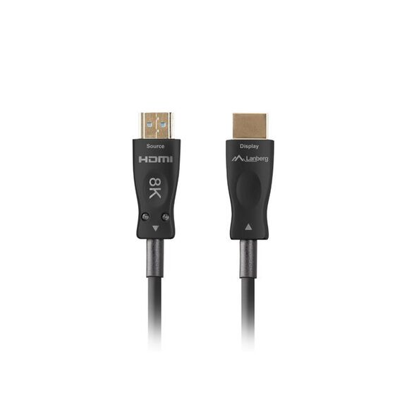 LANBERG CABLE HDMI M/M V2.1 30M 8K OPTICAL AOC - Monitor Cables - Cables & Adapters - Techbox
