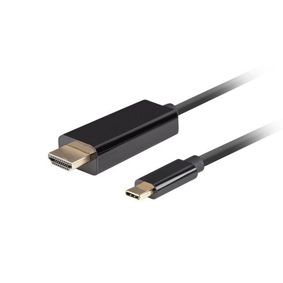 LANBERG CABLE USB-C(M)->HDMI(M) 1M 4K 60HZ BLACK | Techbox