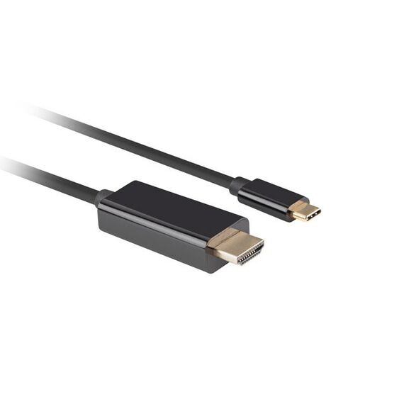 LANBERG CABLE USB-C(M)->HDMI(M) 3M 4K 60HZ BLACK | Techbox