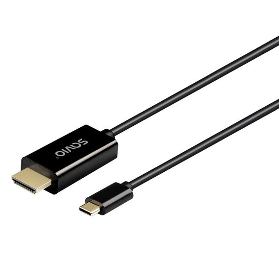 SAVIO CL-191 USB-C to HDMI Cable, 30Hz, 2m, plastic - USB Cables - Cables & Adapters - Techbox