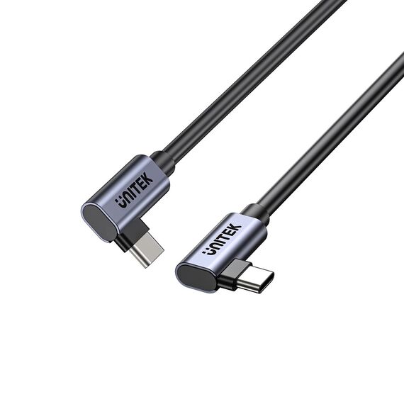 UNITEK C14147ABK01-0.5M - USB C 90°/90° PD 100W M/M 1M | Techbox