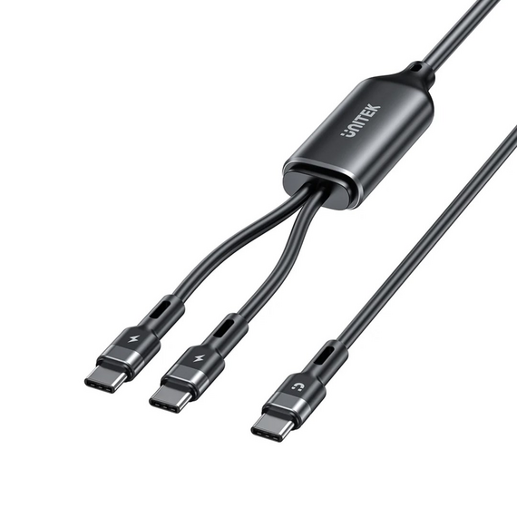 UNITEK USB-C 2-in-1 PD 100W SILICONE CABLE 1.8M - USB Cables - Cables & Adapters - Techbox