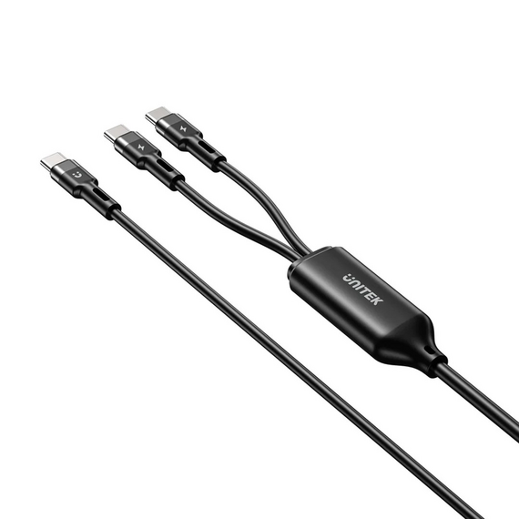 UNITEK USB-C 2-in-1 PD 100W SILICONE CABLE 1.8M - USB Cables - Cables & Adapters - Techbox